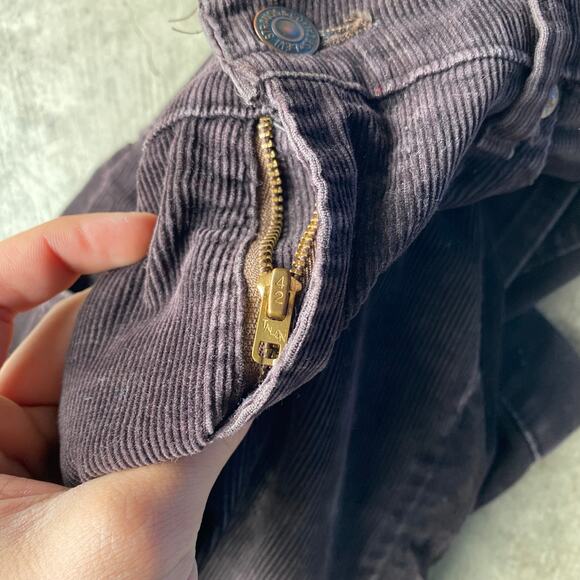 VINTAGE BROWN LEVIS WHITE TAB CORDUROY PANTS 70S MEASURE 33X30 - Picture 5 of 8